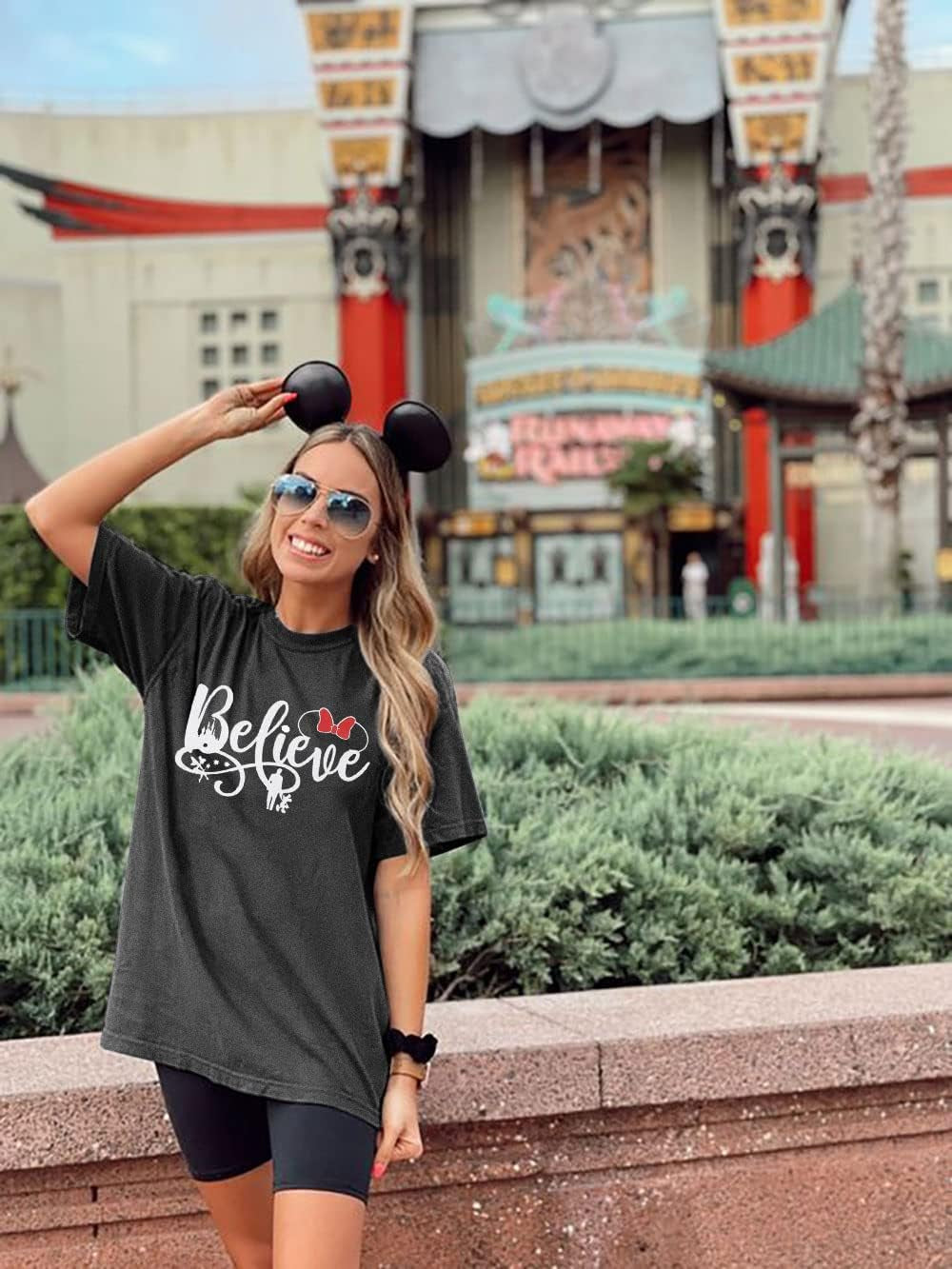 Magical Shirts for Women Magic Kingdom Shirt Happiest Place on Earth Shirt Family Vacation Tee Summer Short Sleeve Tops