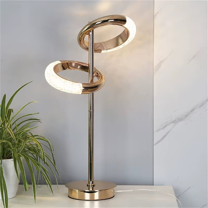Nordic Creative Floor Lamp Lighting Modern LED round Rings Decorative for Home Living Bed Room