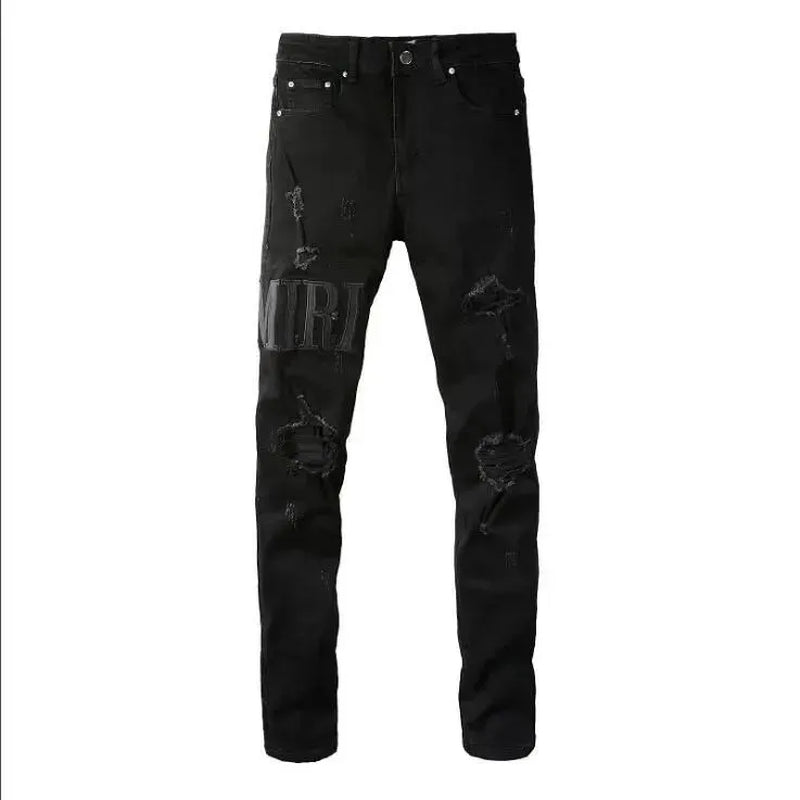 Men'S Jeans Designer Ksubi Jeans Miri Jeans Denim Jeans with Holes Mens Straight Leg Zipper Amari Jeans Hip Hop Stretch Slim-Fit Trousers True Jeans