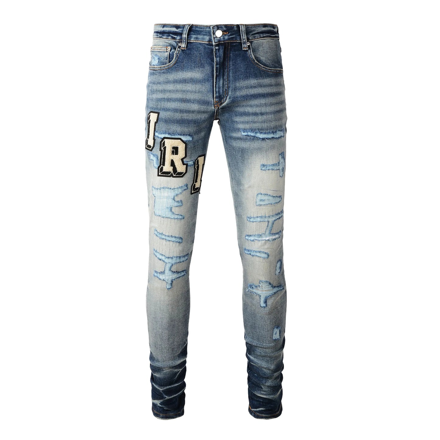 Men'S Jeans Designer Ksubi Jeans Miri Jeans Denim Jeans with Holes Mens Straight Leg Zipper Amari Jeans Hip Hop Stretch Slim-Fit Trousers True Jeans