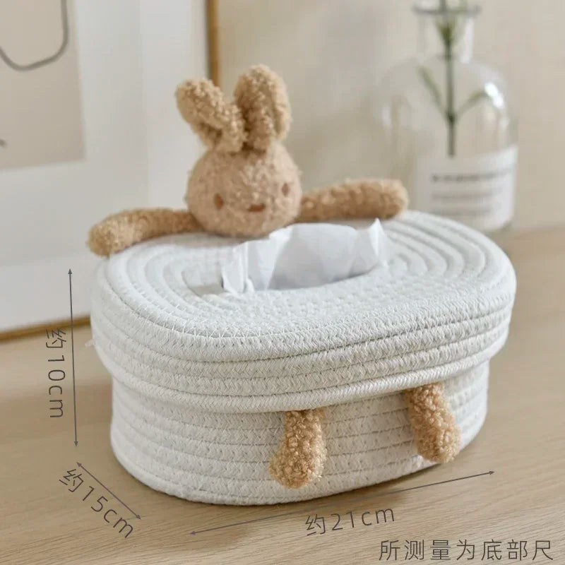 Creative Nordic Style Tissue Box for Home Living Room Storage