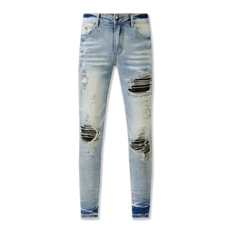 Men'S Jeans Designer Ksubi Jeans Miri Jeans Denim Jeans with Holes Mens Straight Leg Zipper Amari Jeans Hip Hop Stretch Slim-Fit Trousers True Jeans