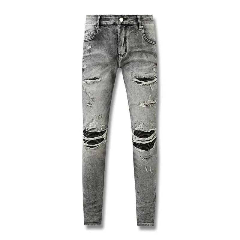 Men'S Jeans Designer Ksubi Jeans Miri Jeans Denim Jeans with Holes Mens Straight Leg Zipper Amari Jeans Hip Hop Stretch Slim-Fit Trousers True Jeans