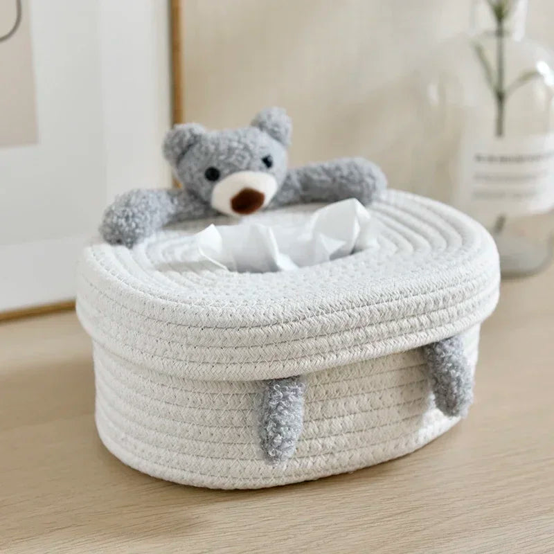 Creative Nordic Style Tissue Box for Home Living Room Storage