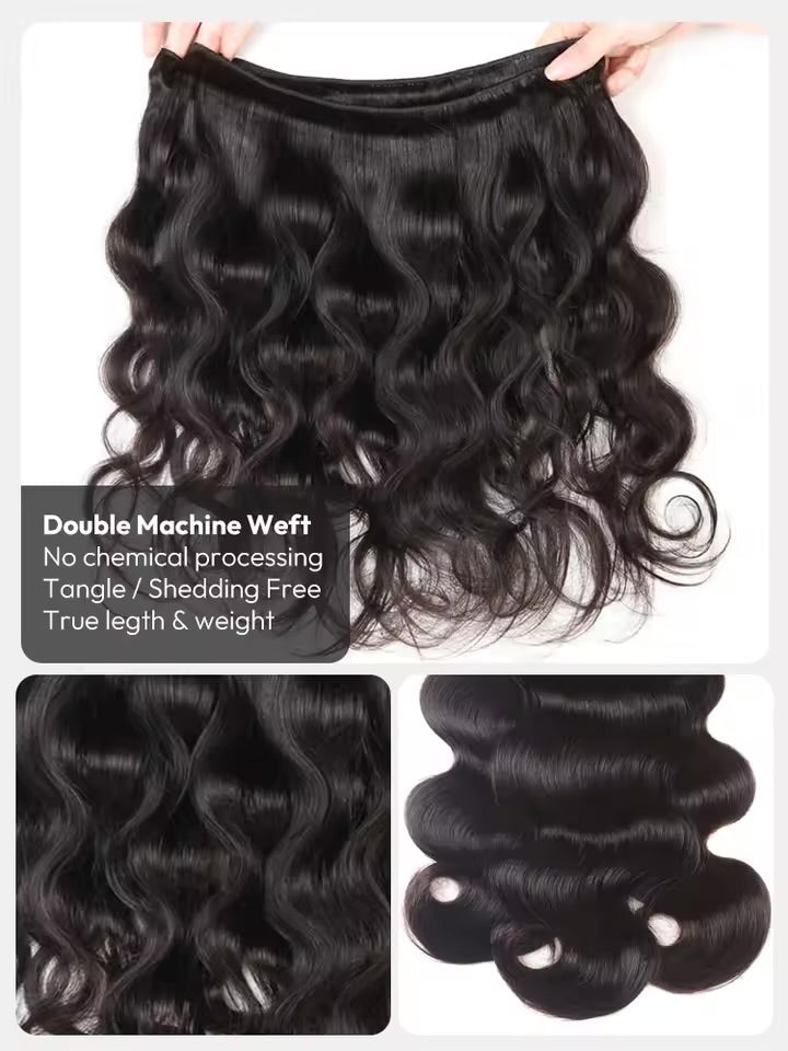 WestKiss Hair Body Wave Human Hair Bundles Brazilian Virgin Hair Bundles Natural Color 100% Human Hair Weave 1 or 3 Bundles Deal