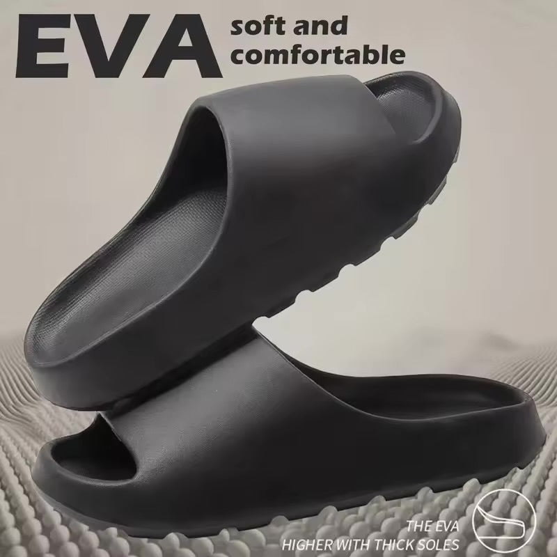 Coconut Slippers Cloud Thick-soled Sandals Summer Fashion Soft Bottom Beach Men Slippers Women's Sandals EVA Slides