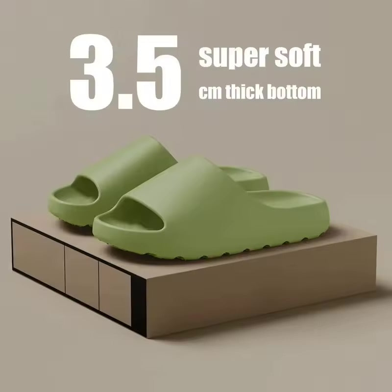 Coconut Slippers Cloud Thick-soled Sandals Summer Fashion Soft Bottom Beach Men Slippers Women's Sandals EVA Slides