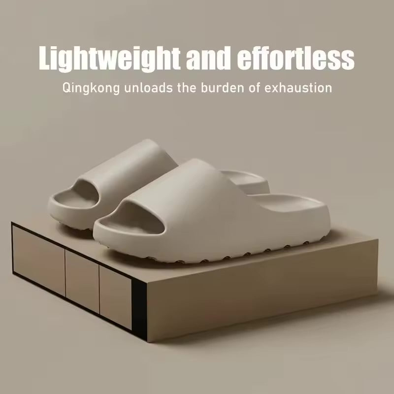 Coconut Slippers Cloud Thick-soled Sandals Summer Fashion Soft Bottom Beach Men Slippers Women's Sandals EVA Slides