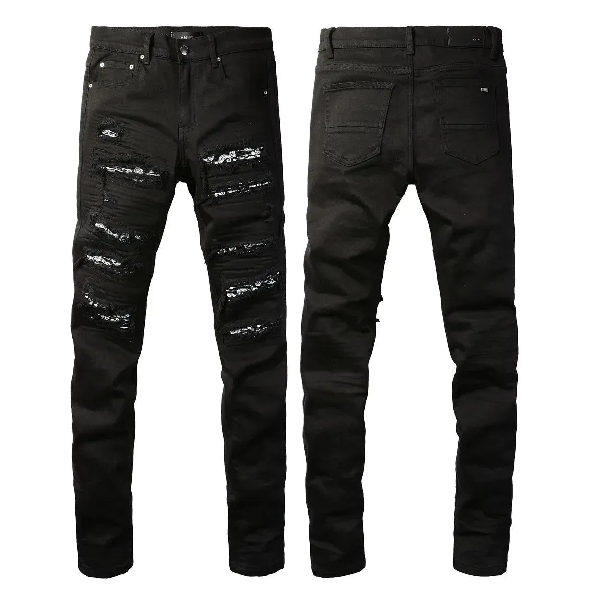 Men'S Jeans Designer Ksubi Jeans Miri Jeans Denim Jeans with Holes Mens Straight Leg Zipper Amari Jeans Hip Hop Stretch Slim-Fit Trousers True Jeans