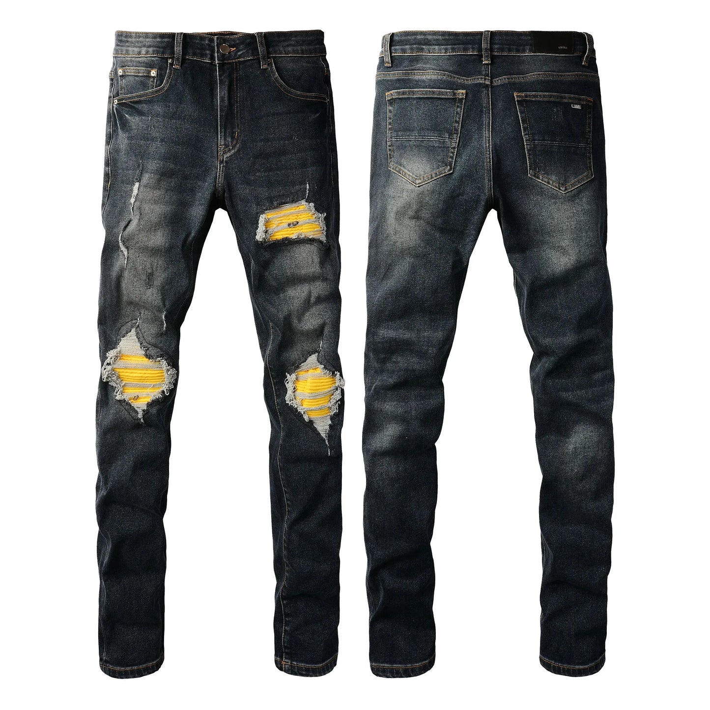 Men'S Jeans Designer Ksubi Jeans Miri Jeans Denim Jeans with Holes Mens Straight Leg Zipper Amari Jeans Hip Hop Stretch Slim-Fit Trousers True Jeans