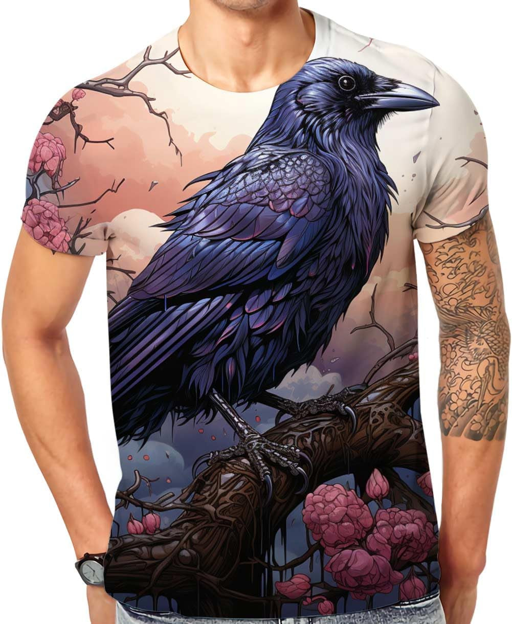 Men'S Graphic T Shirts-Cool Design Graphic Short Sleeve Tees