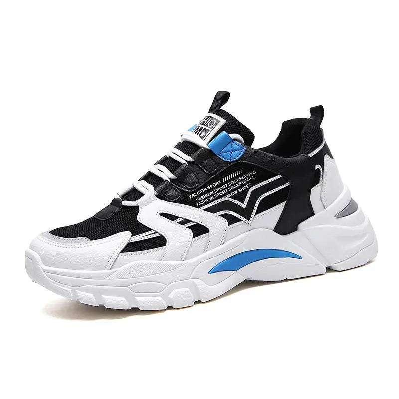 Big Size Chunky Height Man Sneakers Women Sport Shoes Man Running Shoes Men Sports Shoes for Boys Black Blue White Toning D-753