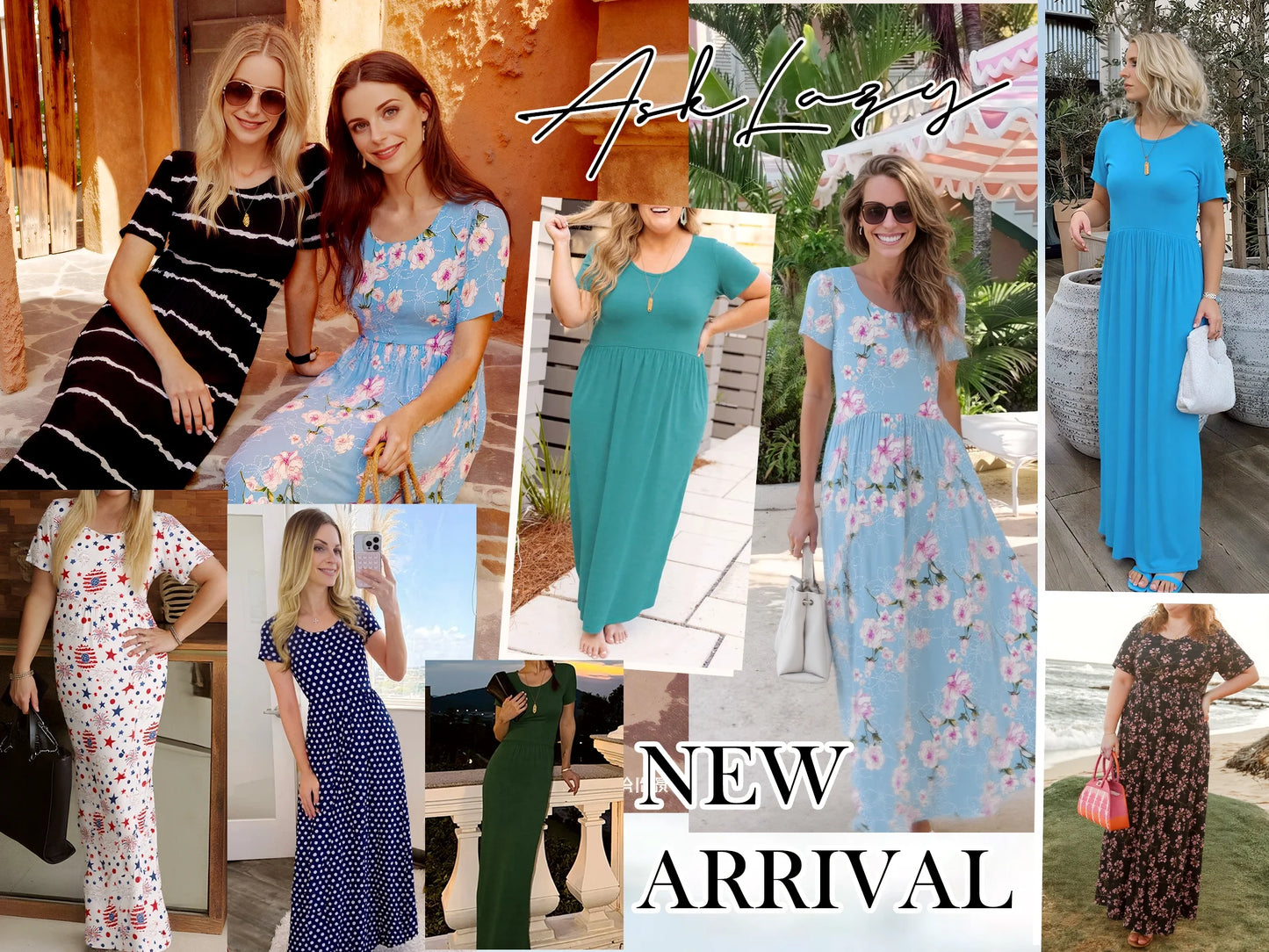 Women'S Short Sleeve Loose Plain Maxi Dresses Casual Long Dresses with Pockets,Us Size,Dark Purple,Xl