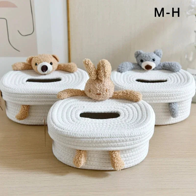 Creative Nordic Style Tissue Box for Home Living Room Storage