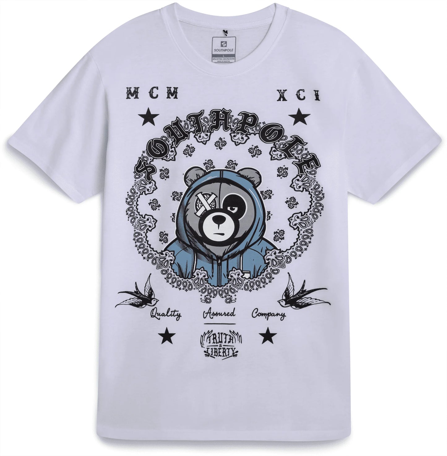 Mens Graphic T-Shirts - Soft Cotton Blend Short Sleeve Crewneck Streetwear Graphic Tee for Men
