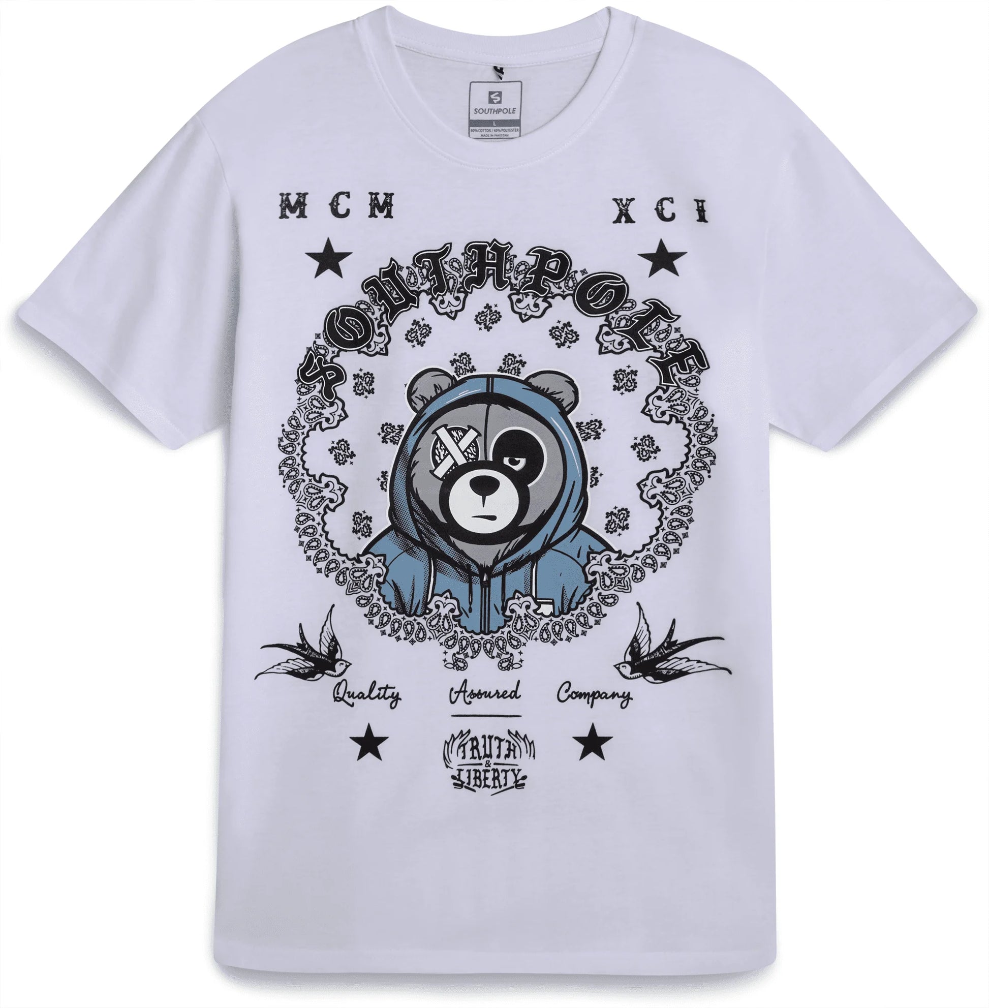 Mens Graphic T-Shirts - Soft Cotton Blend Short Sleeve Crewneck Streetwear Graphic Tee for Men