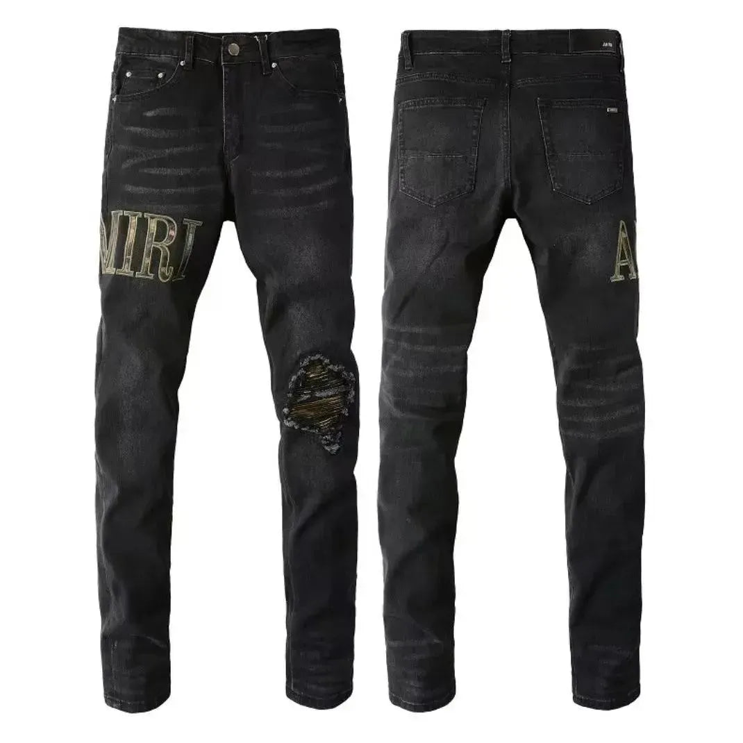 Men'S Jeans Designer Ksubi Jeans Miri Jeans Denim Jeans with Holes Mens Straight Leg Zipper Amari Jeans Hip Hop Stretch Slim-Fit Trousers True Jeans